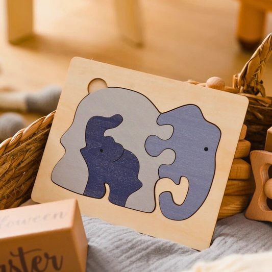 Houten 3D Puzzels met Dierenfiguren
