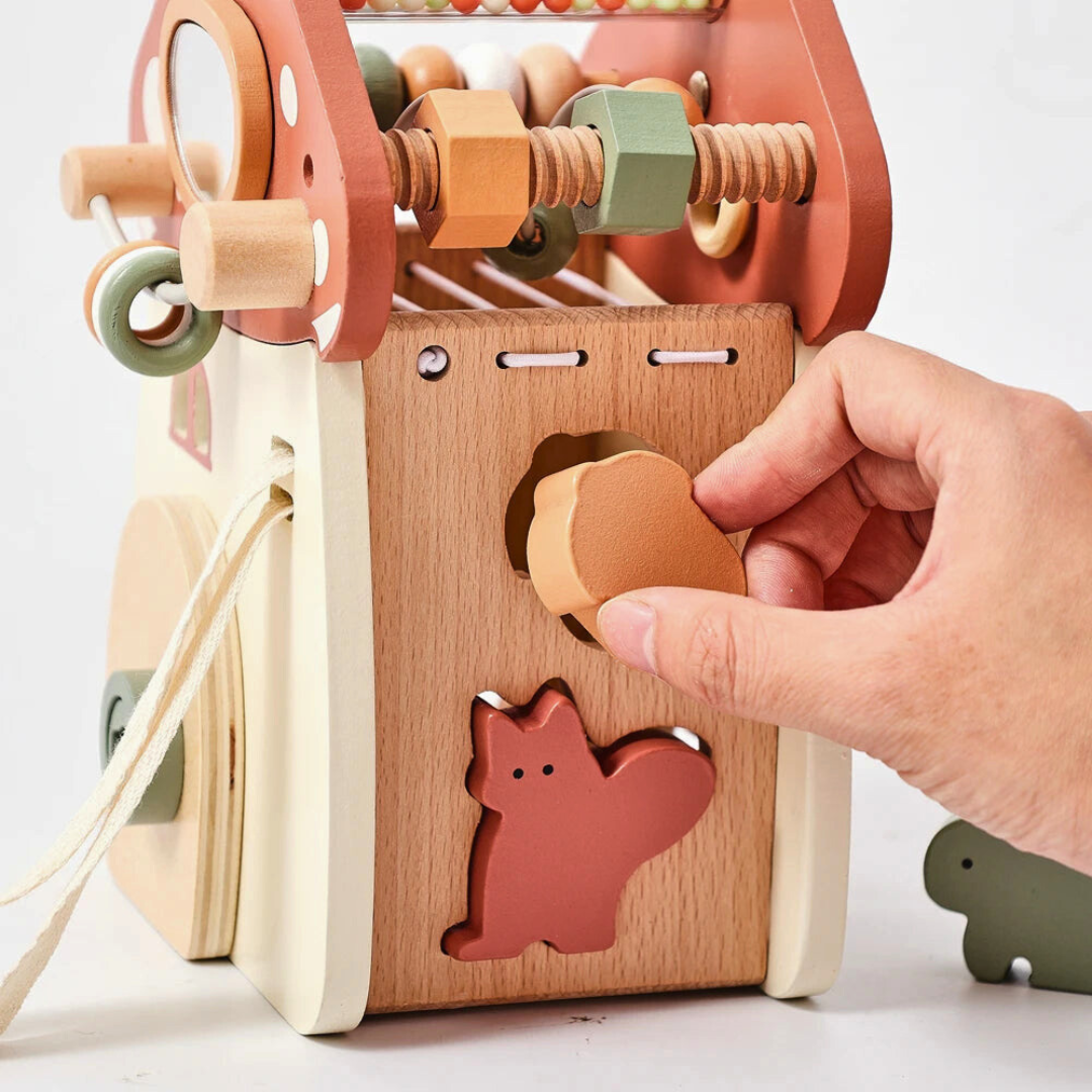 12-in-1 Houten Montessori Speelhuis